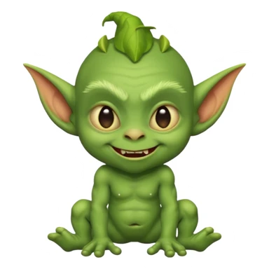 Goblin small baby   sticker