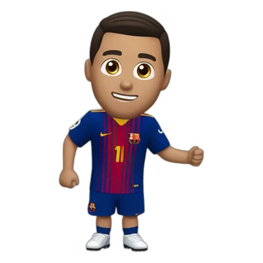Christian Ronaldo FC Barcelona sticker