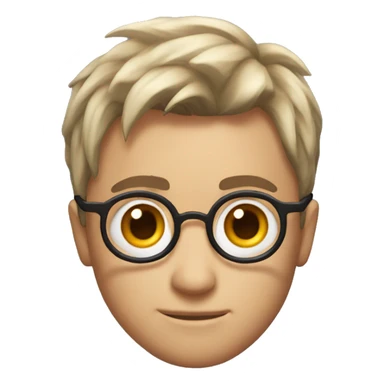 Harry Potter with scar on forehead  sticker