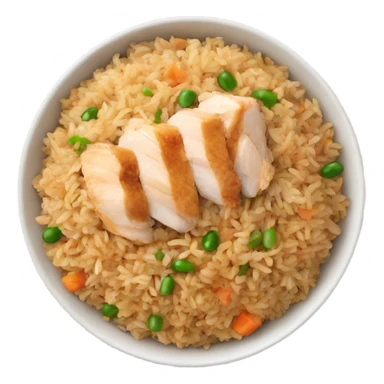 Chicken fried rice sticker