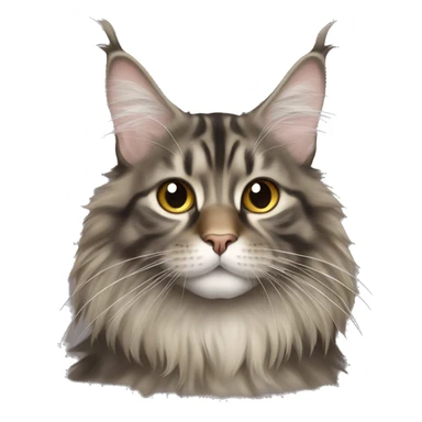 Maine coon cat  sticker