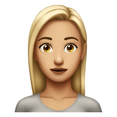 Guilty side eye girl sticker