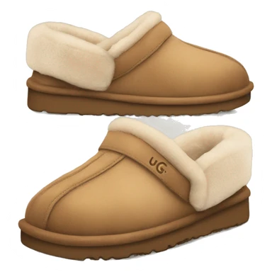 ugg slippers light brown  sticker