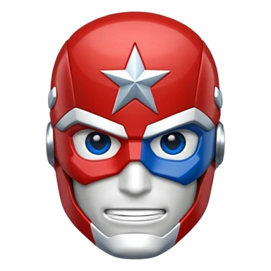 hazme un emojis del escudo del capitán América sticker