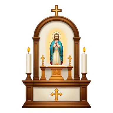 Alter of the Catholic Church sticker
