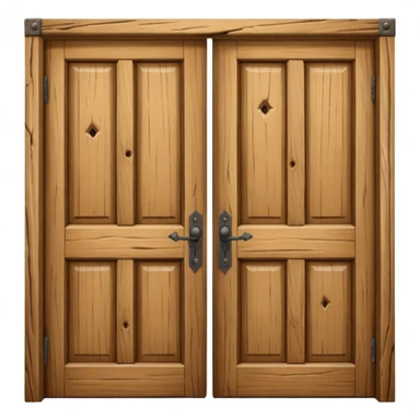 wide open door sticker