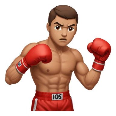 Boxer punch sticker