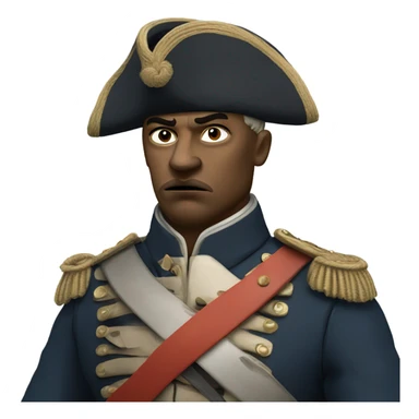 Angry Dutch East India soldier from the past sticker