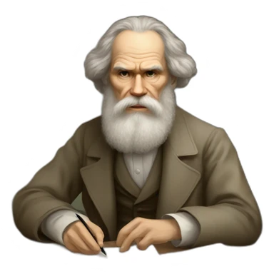 leo tolstoy russian poet sticker