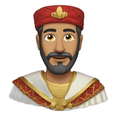 Mohamed 6 king of morroco sticker