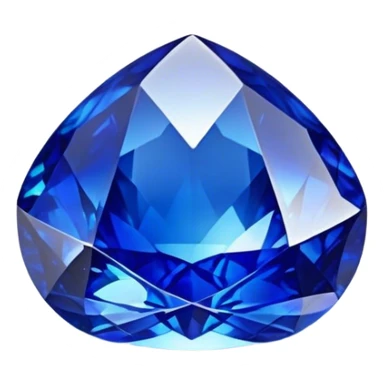 Cinematic Realistic Sapphire Emoji, Deep blue and stunning, with smooth, polished facets that gleam with a vibrant intensity. The deep blue hue reflects light in mesmerizing patterns, and a soft, glowing aura adds to the precious, regal nature of the gemstone. Soft glowing outline, capturing the essence of wisdom and royalty in a dazzling sapphire. sticker