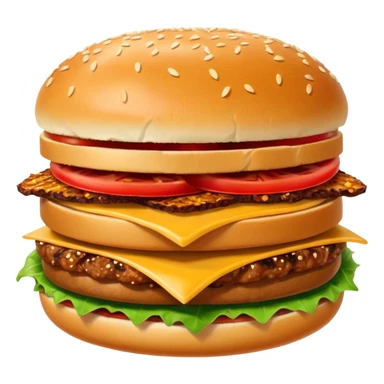 Spicy meat sandwich sticker