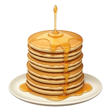 tower of pancakes in a stack sticker