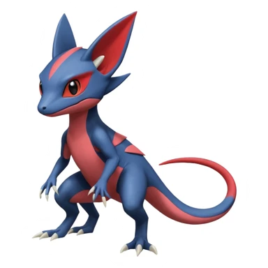 Heliolisk-Sneasel-Salandit-Cyclizar-Genesect-Pokémon, full body sticker