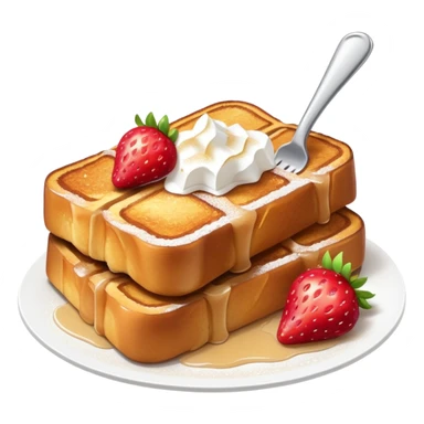 Strawberry French toast sticks sticker