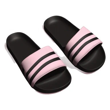 adidas adilettes sandals comfort pink cloud and black sticker