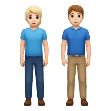 Only two grown characters + shop building sticker