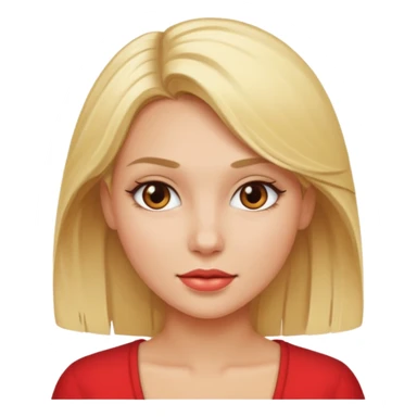 hot blonde   sticker