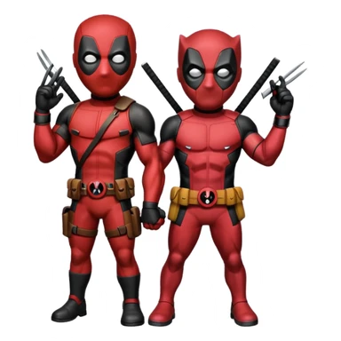deadpool and wolverine sticker