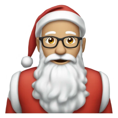super skinny santa  sticker