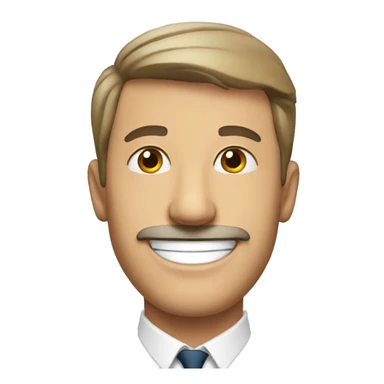 Smiling Englishman sticker