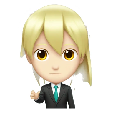 Donald Trump with Hatsune Miku’s hair  sticker