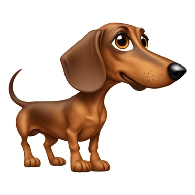 Weiner dog  sticker