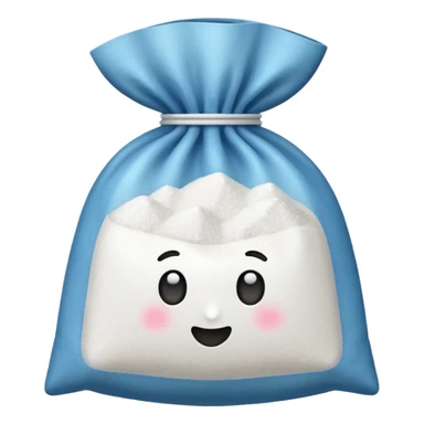 bag of sugar no face sticker