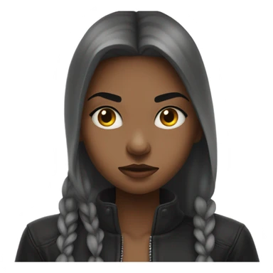 Slay girl ashamed of thems of hiding face in hands sticker