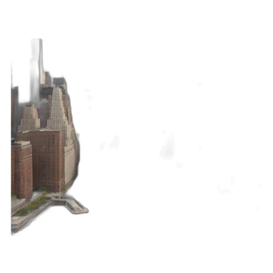 Vue de buildings à NYC sticker