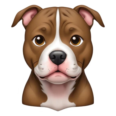 Brindle pitbull sticker