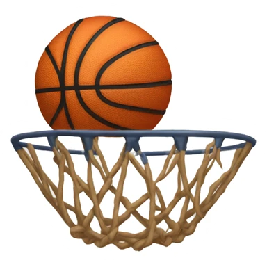 Pelota de baloncesto con una corona  sticker