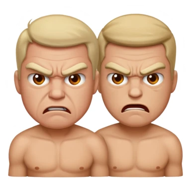 two men arguing sticker