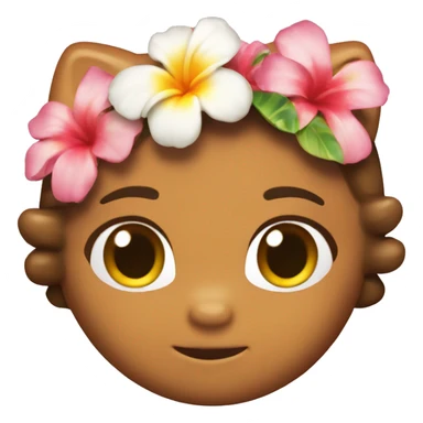 Tanned hello kitty hawaii sticker