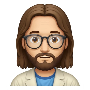 Geeky Jesus Skibidi sticker