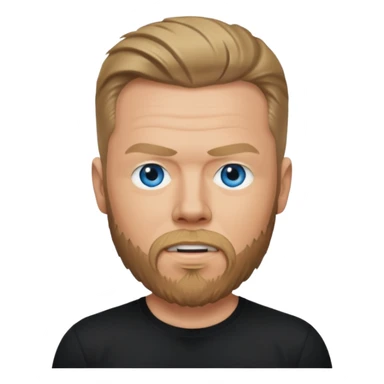 James Hetfield with blue eyes sticker