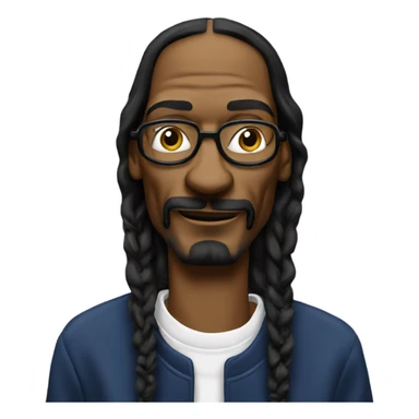 Snoop Dogg with a joint sticker