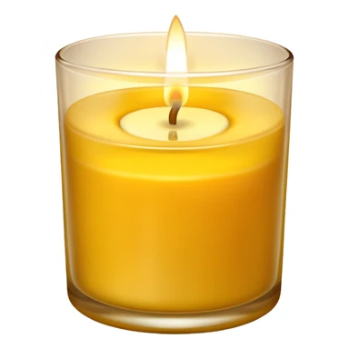 Vela aromática no copo sticker