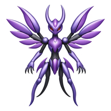 Shiny Genesect-Miraidon-Lunala-Fakémon-hybrid-creature (full body)  sticker