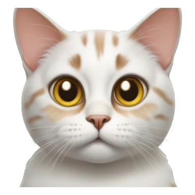 realistic cat looking at viewer sticker