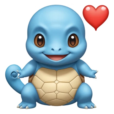 Squirtle in love  sticker