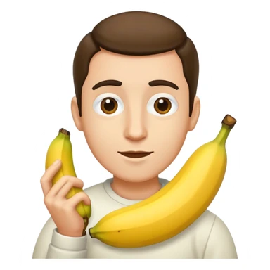 A el jugador de fútbol Pedri con un platano sticker