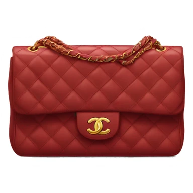 Chanel classic flap bag red sticker