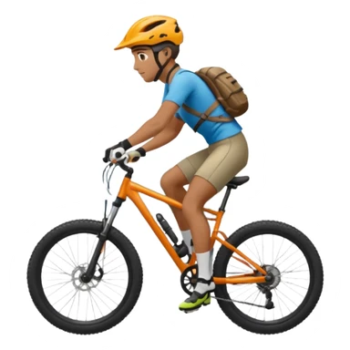 montaña ciclismo sticker