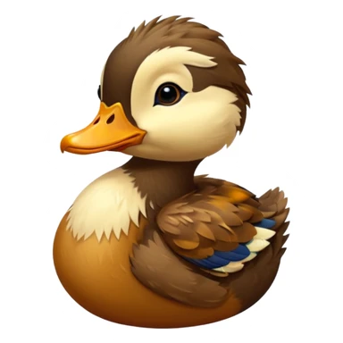 baby Mallard duck sticker