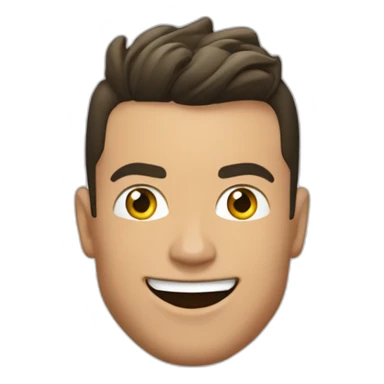 Cristiano ronaldo qui fait sa célébration sticker