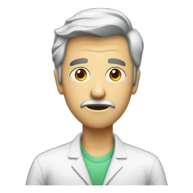 confused researcher sticker