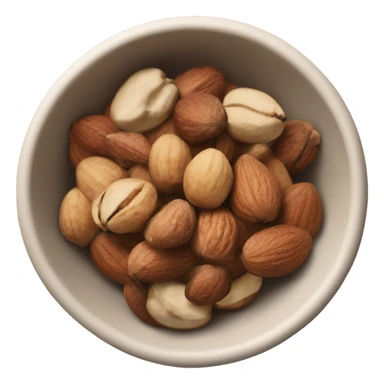 bowl of nuts on planet earth sticker