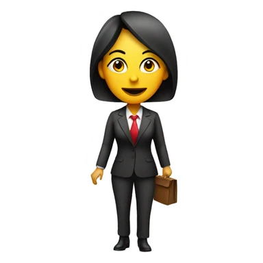 Mexican woman in suit with for sale sign  sticker
