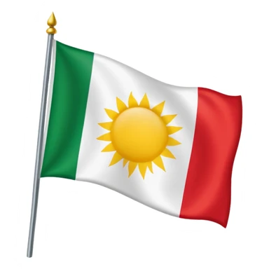 Kurdistan flag sticker